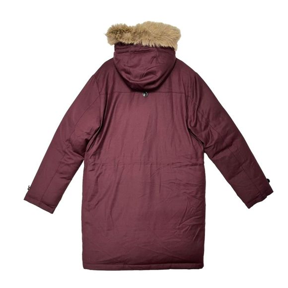 Banana Republic Cima Snorkel Down Parka Coat Mens Sz LT Thigh Length Merlot NWT - Picture 10 of 13
